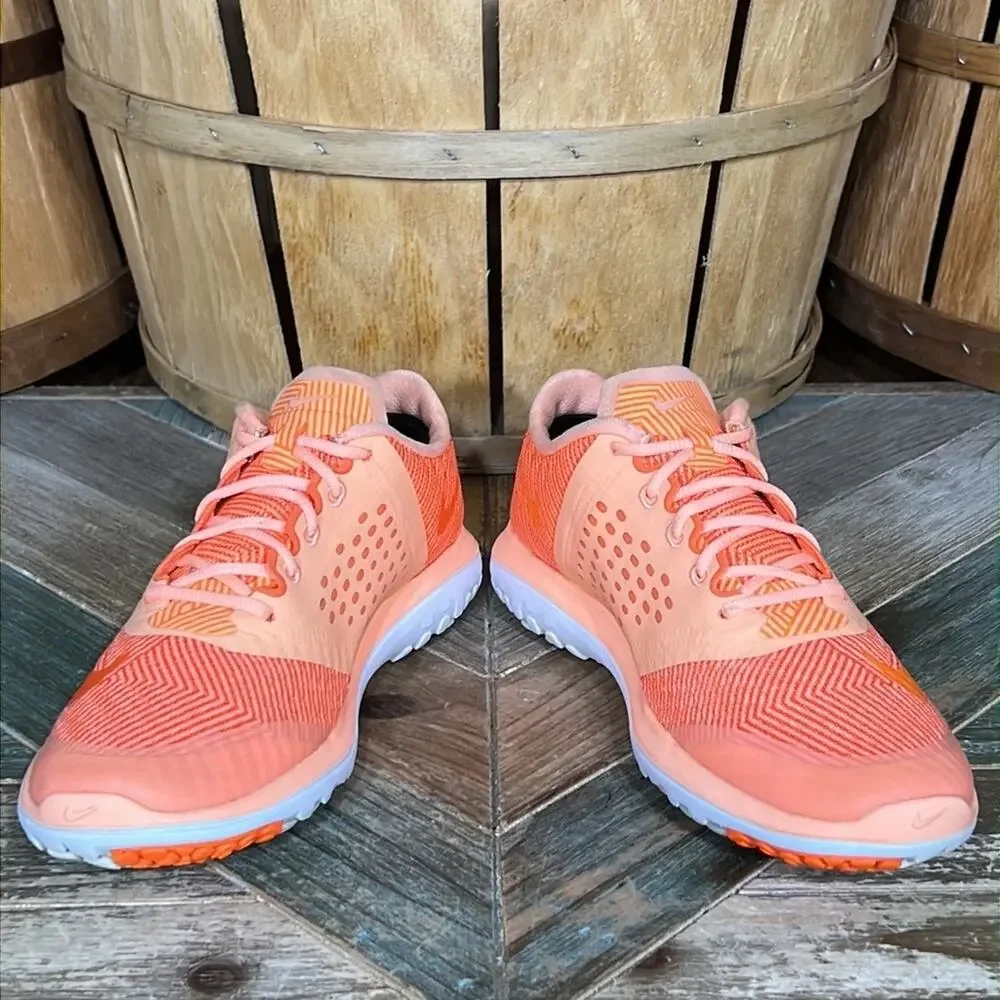 Nike FS Lite Run 2 Premium Sunset Glow Orange 704881-800 Running Shoes Womens 6